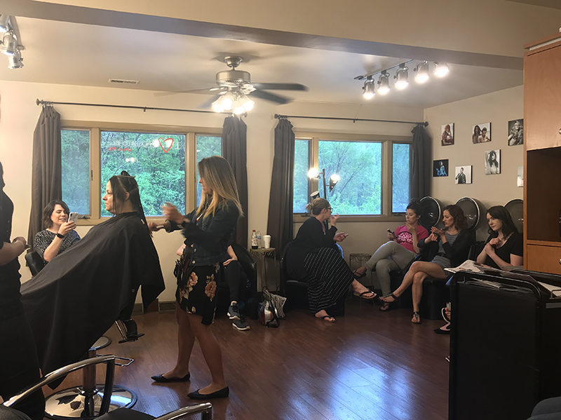 Female Haircutting Class Studio 305 Salon and Spa